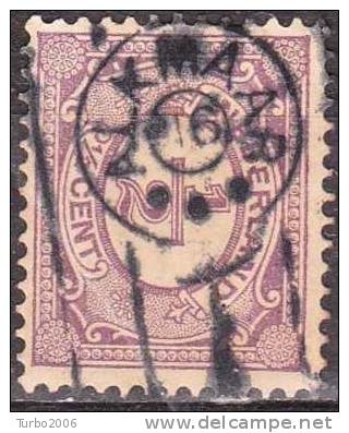 SUPERBE Drukwerkrolstempel ALKMAAR 1916 Op ½ Cent Violet  NVPH 50 DWPK 0003d - Poststempels/ Marcofilie