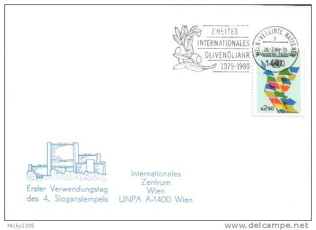 UNO Wien - Sonderstempel / Special Cancellation (u345) - Cartas & Documentos