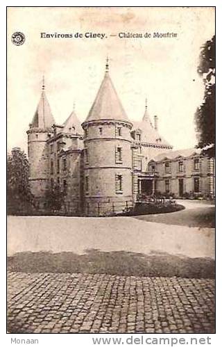 Environs De Ciney - Château De MOUFRIN ( Cachet Ambulant BRUXELLES-ARLON2 ) - Ciney