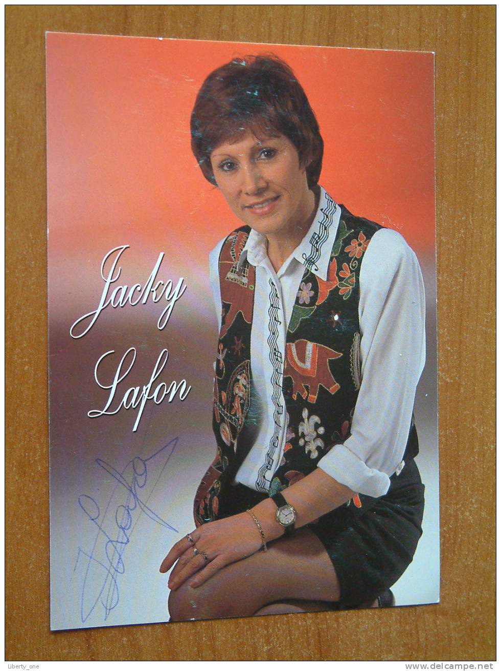 JACKY LAFON !! - Autogramme