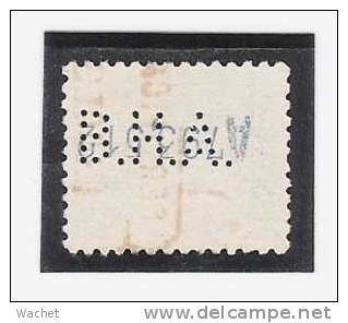 Perforadas/perfin/perfore/lochung            Espana No 497  B.H.A. - Usados