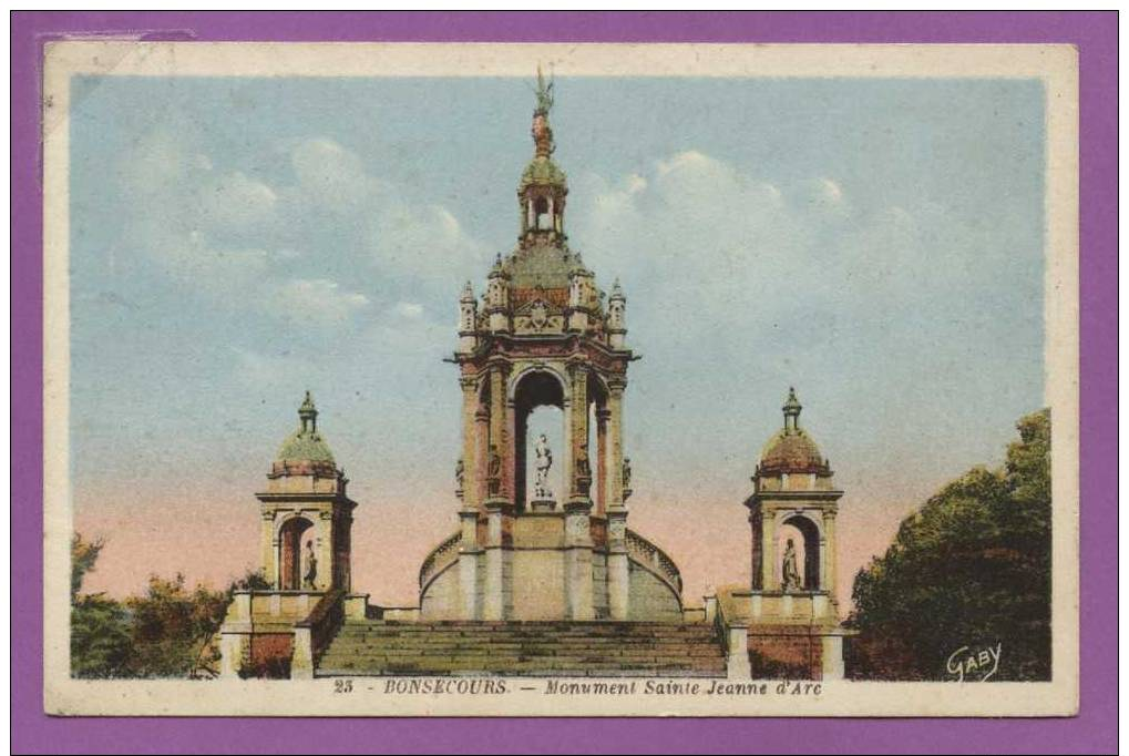 BONSECOURS MONUMENT SAINTE JEANNE D'ARC 76 N° 23 EDITIONS "GABY" - Bonsecours