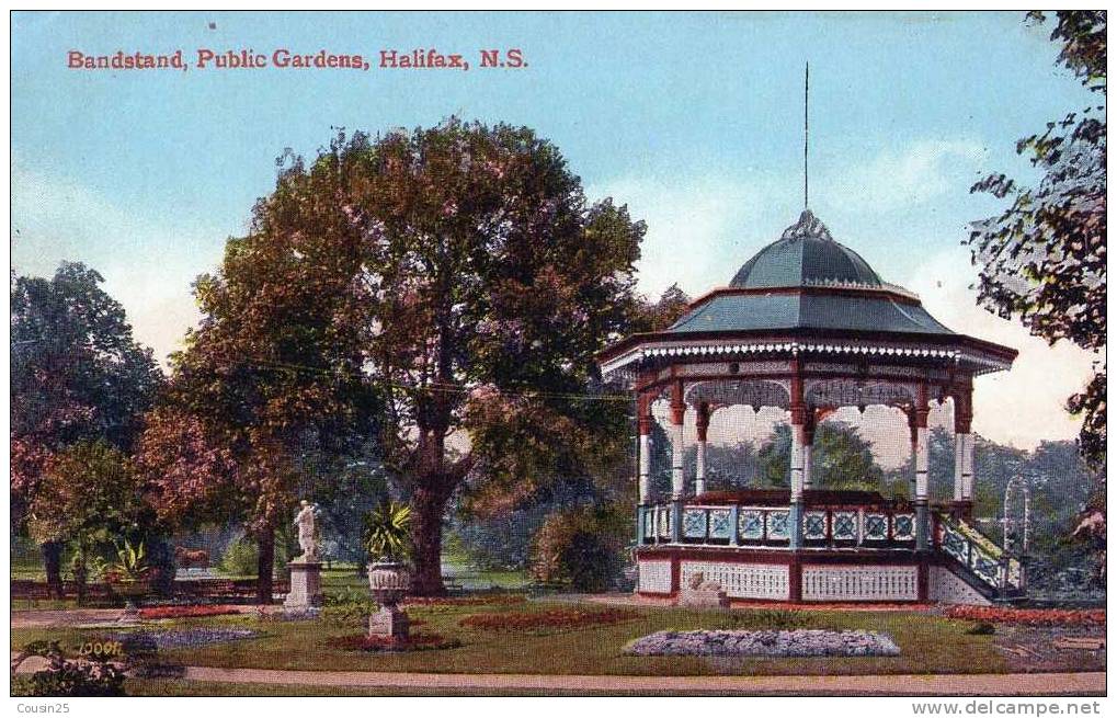 CANADA - HALIFAX - Bandstand Public Gardens - Halifax