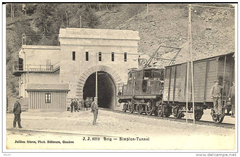 BRIG - Simplon Tunnel - Train - Simplon