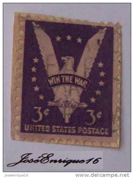 WIN THE WAR - USA 3 CENTS - Used Stamps