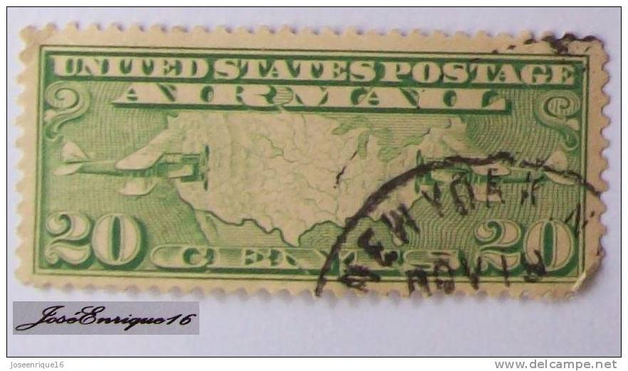 UNITED STATES POSTAGE - AIR MAIL 20 CENTS - Used Stamps