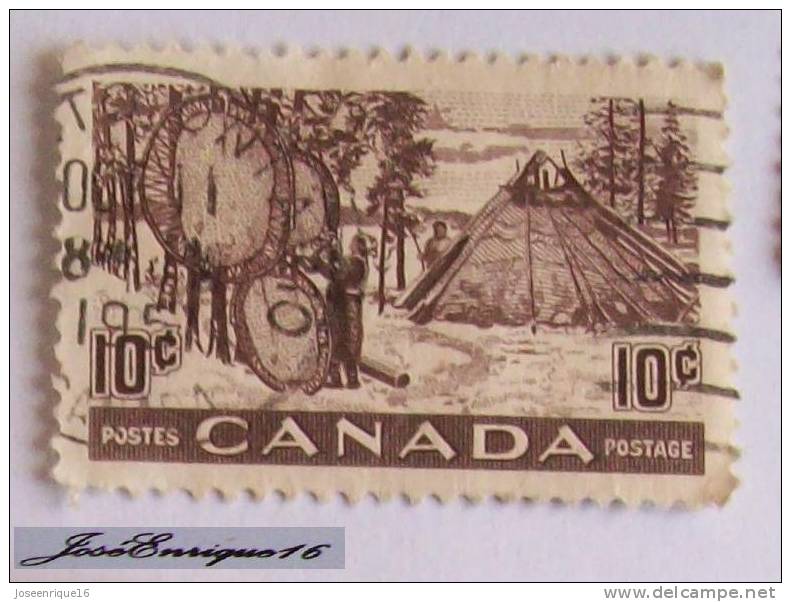 10 CENTS - CANADA POSTES - POSTAGE - Poste Aérienne