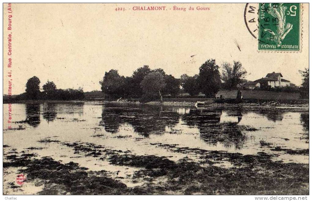 CHALAMONT (ain)  étang De Gours - Non Classés