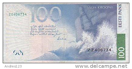 R011 Estonia 100 Krooni 1999, ZZ-serie, Replacement Note - Estland