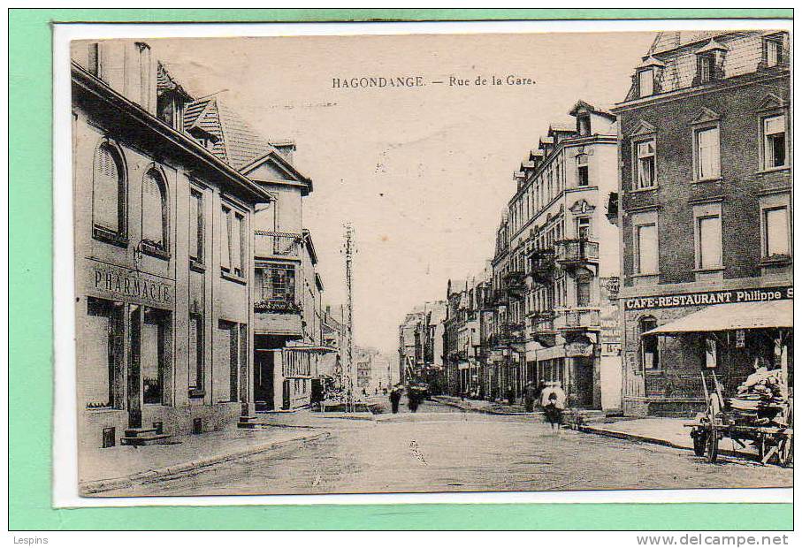 57 - HAGONDANCE --  Rue De La Gare - Hagondange