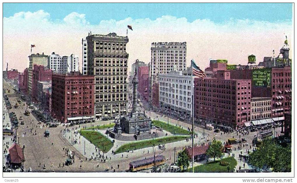 ETATS UNIS - CLEVELAND - General View Of Public Square - Cleveland