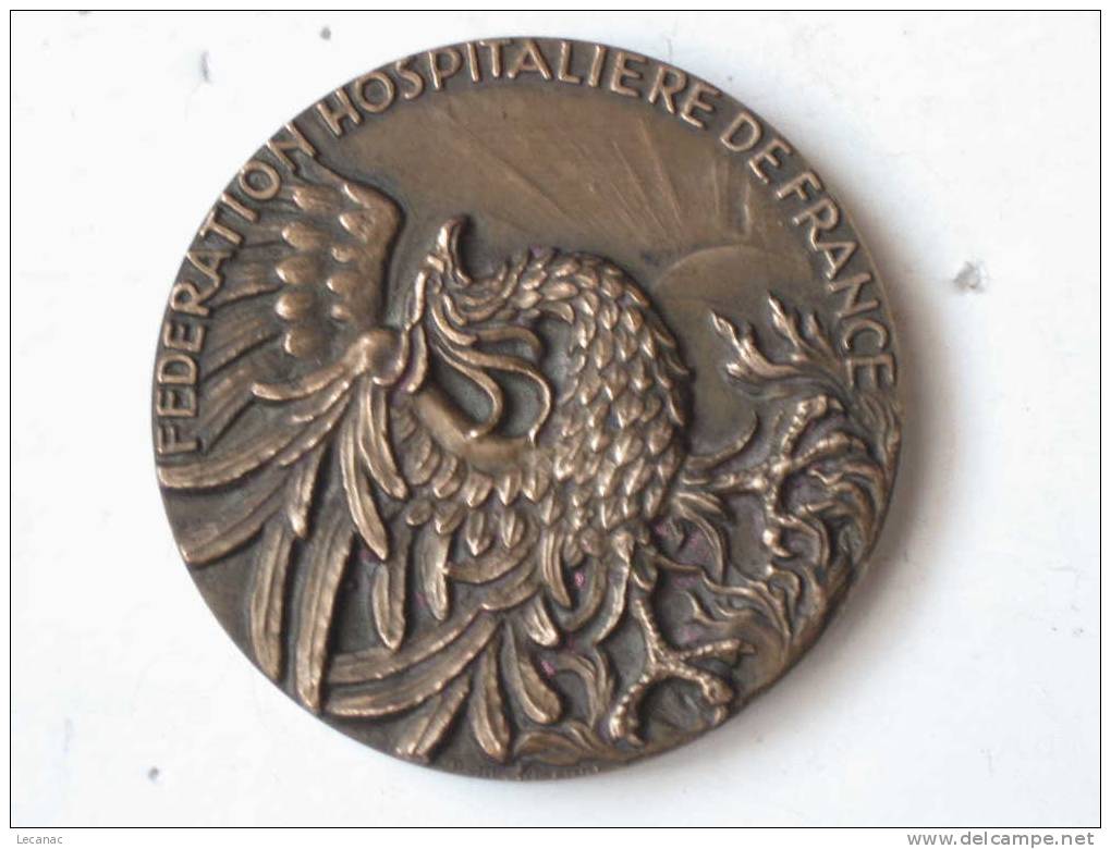 Federation Hospitaliere De France Bronze 1971 - Obj. 'Herinnering Van'