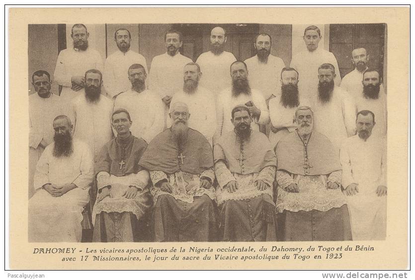 CPA DAHOMEY / BENIN - VICAIRES APOSTOLIQUES 1923 - Benin