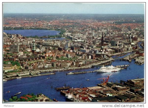 Hamburg - Panorama Vom Hafen Richtung Stadt - Andere & Zonder Classificatie