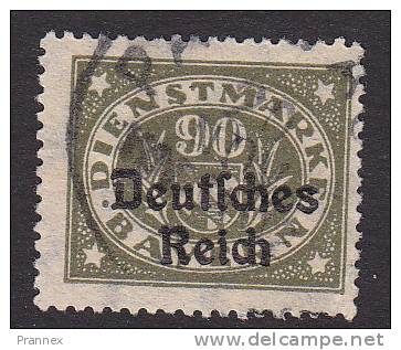 Bavaria, Scott # O63, Used, Official Overprinted, Issued 1920 - Andere & Zonder Classificatie