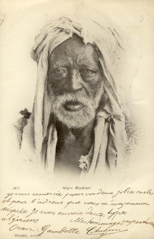 Algérie - Vieillard - Types - Hommes