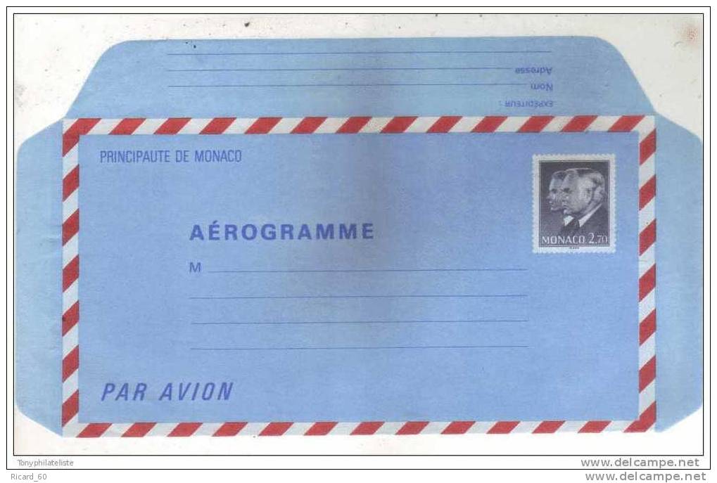 Entier Postal Neuf Monaco, Aérogramme505 - Entiers Postaux