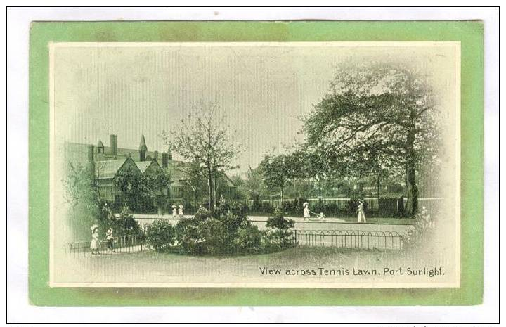 Port Sunlight, Wirral Peninsula, Merseyside, England., 00-10s View Across TENNIS Lawn - Other & Unclassified