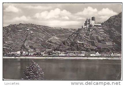 ST. GOARSHAUSEN AM RHEIN MIT BURG KATZ. - St. Goar