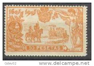 ES266SGV-L2342.España.Spain. Espagne.EL  QUIJOTE.1905.(Ed  266**) SIN Charnela.LUJO - Nuevos