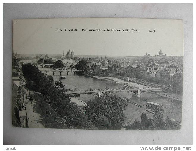 PARIS - Panorama De La Seine - Côté Est - The River Seine And Its Banks