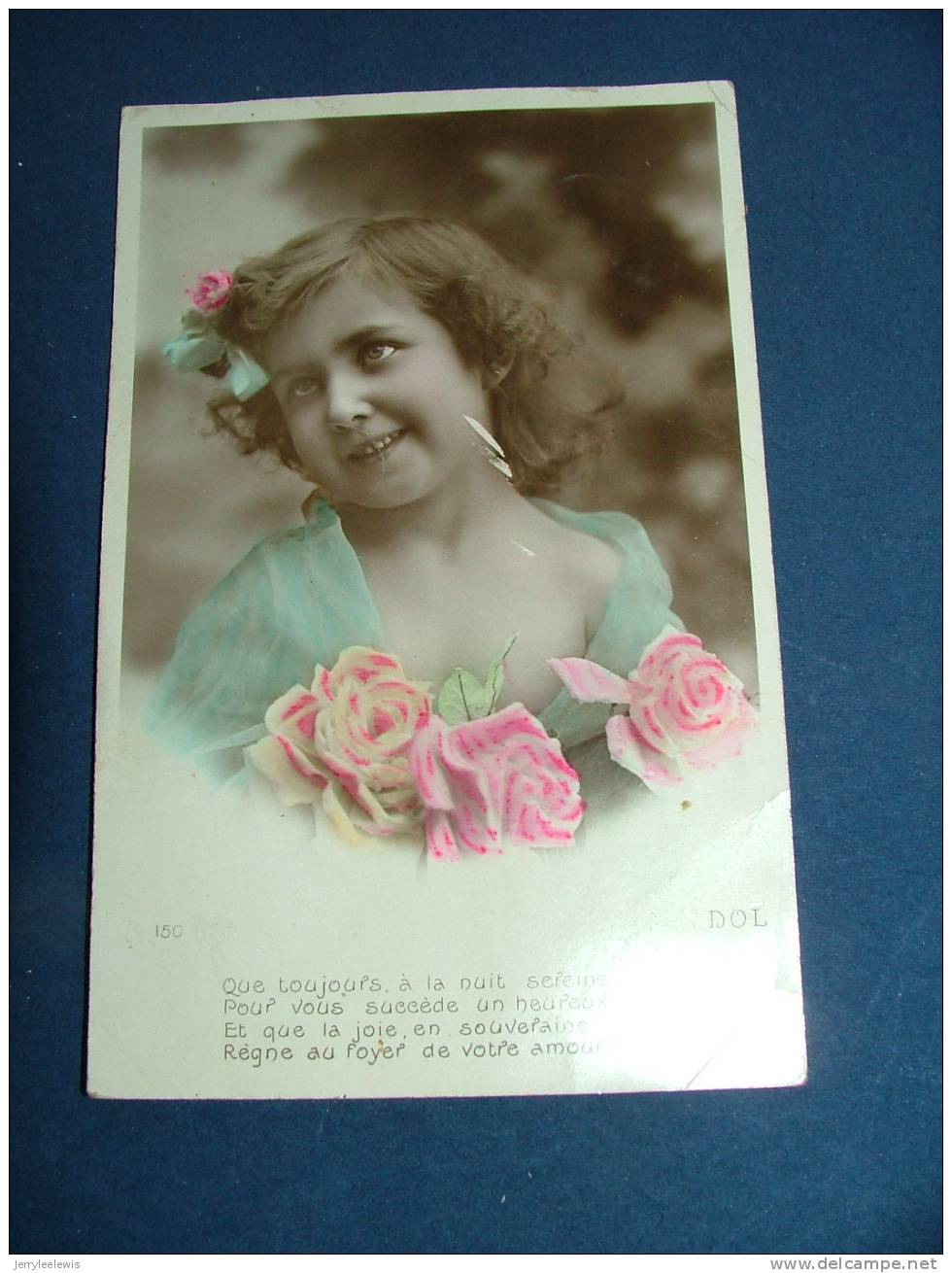 Jolie Fillette Au Bouquet De Fleurs -  1908 - Schubert