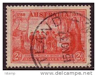 1937 - Australian 150th Anniversary Of The Founding 2d NEW SOUTH WALES Stamp FU - Gebruikt