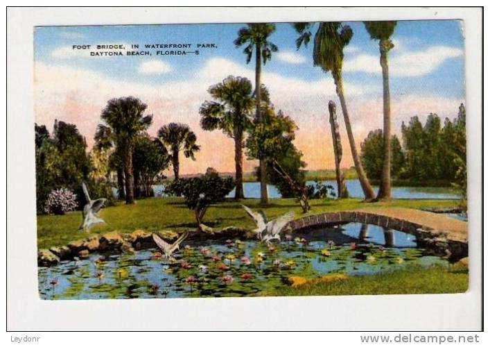 Foot Bridge In Waterfront Park, Daytona Beach, Florida - Daytona