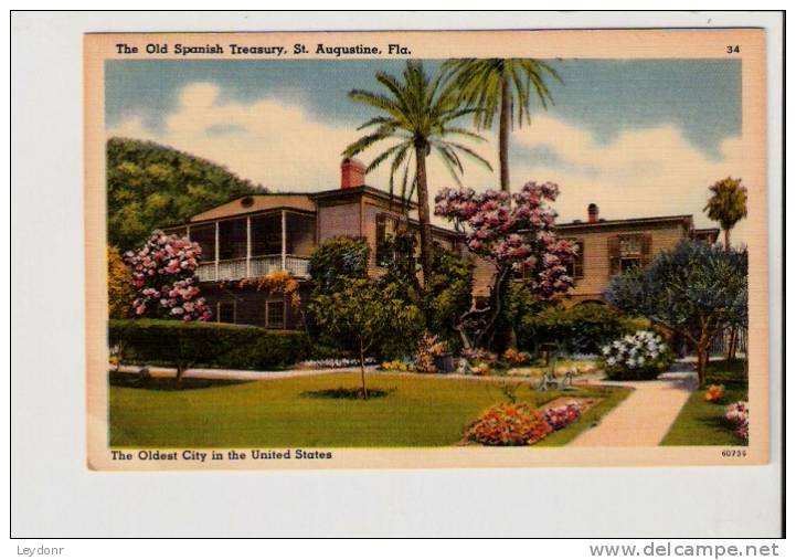 The Old Spanish Treasury, St. Augustine, Florida - Miami