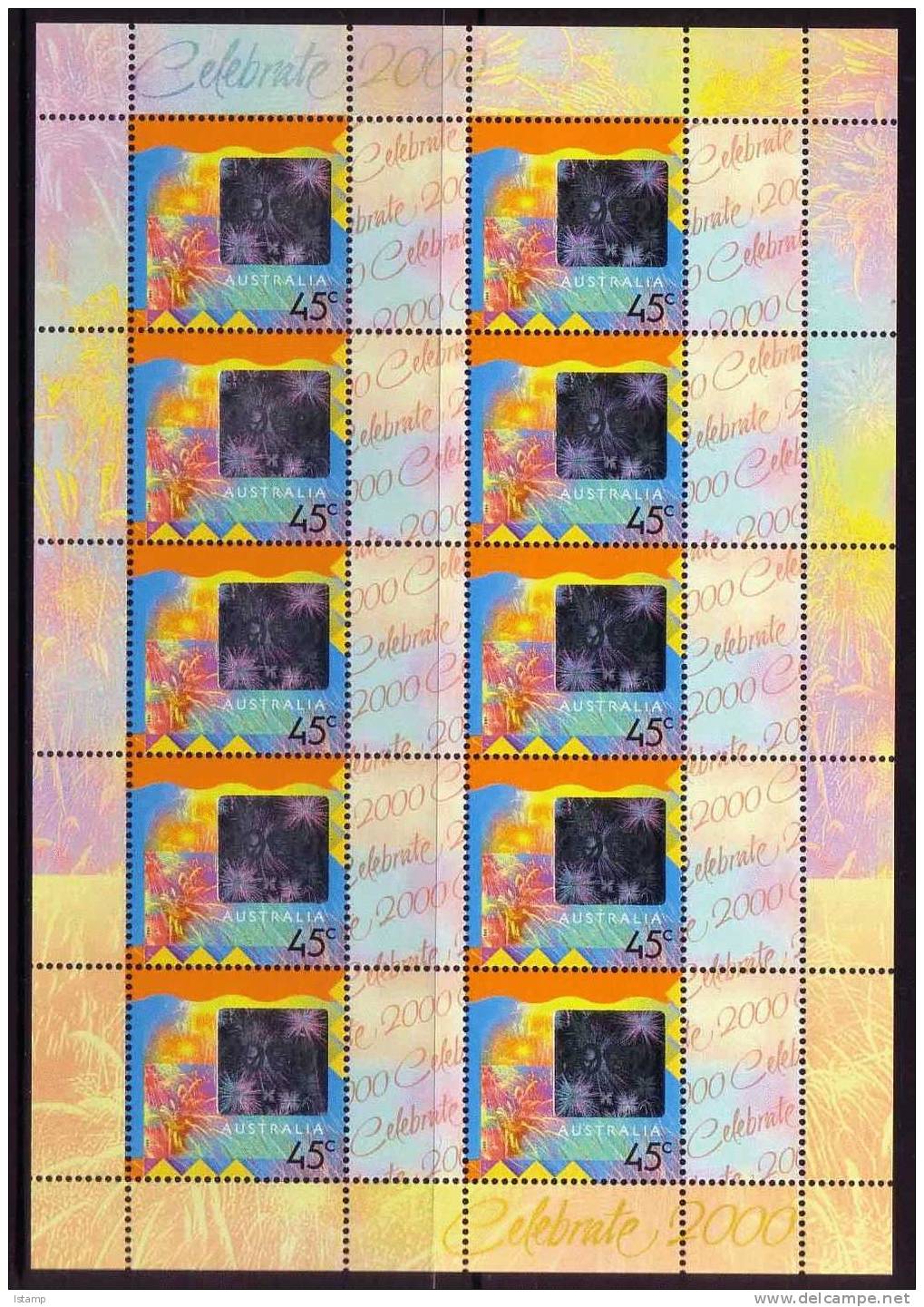 1999 - Australian CELEBRATE 2000 Sheetlet MNH - Blocs - Feuillets