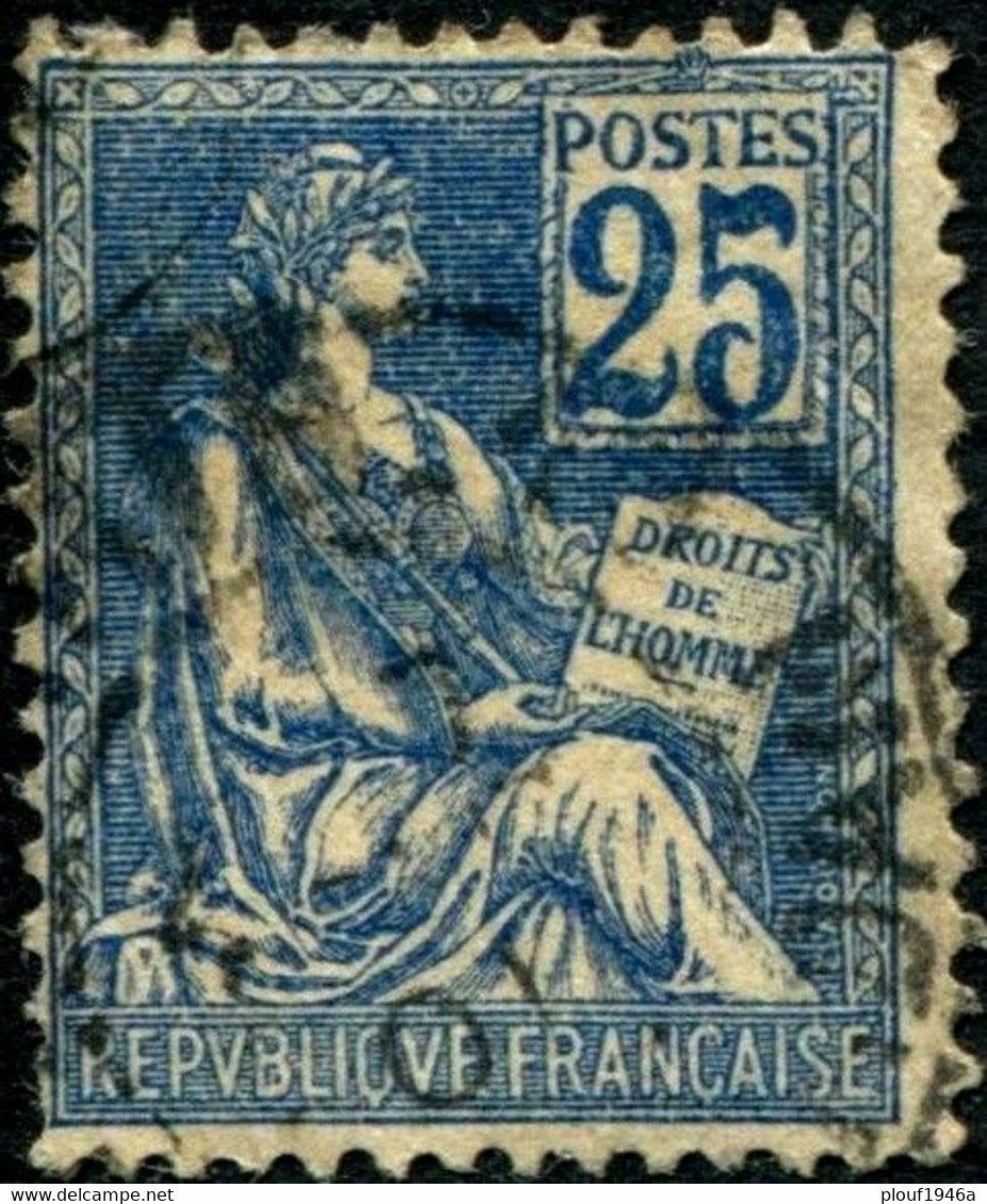 Pays : 189,03 (France : 3e République)  Yvert Et Tellier N° :  114 (o) - 1900-02 Mouchon