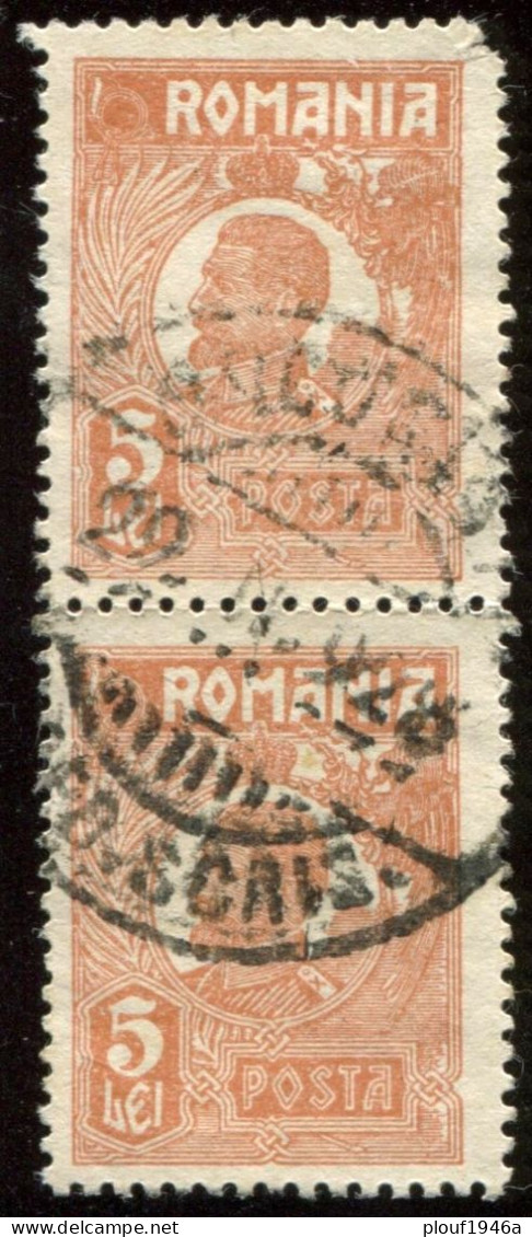 Pays : 409,21 (Roumanie : Royaume (Ferdinand Ier))  Yvert Et Tellier N° :   295 (o)  Type VII (paire) - Used Stamps