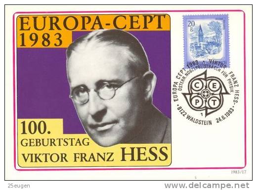 AUSTRIA 1983 EUROPA CEPT POSTMARK - 1983