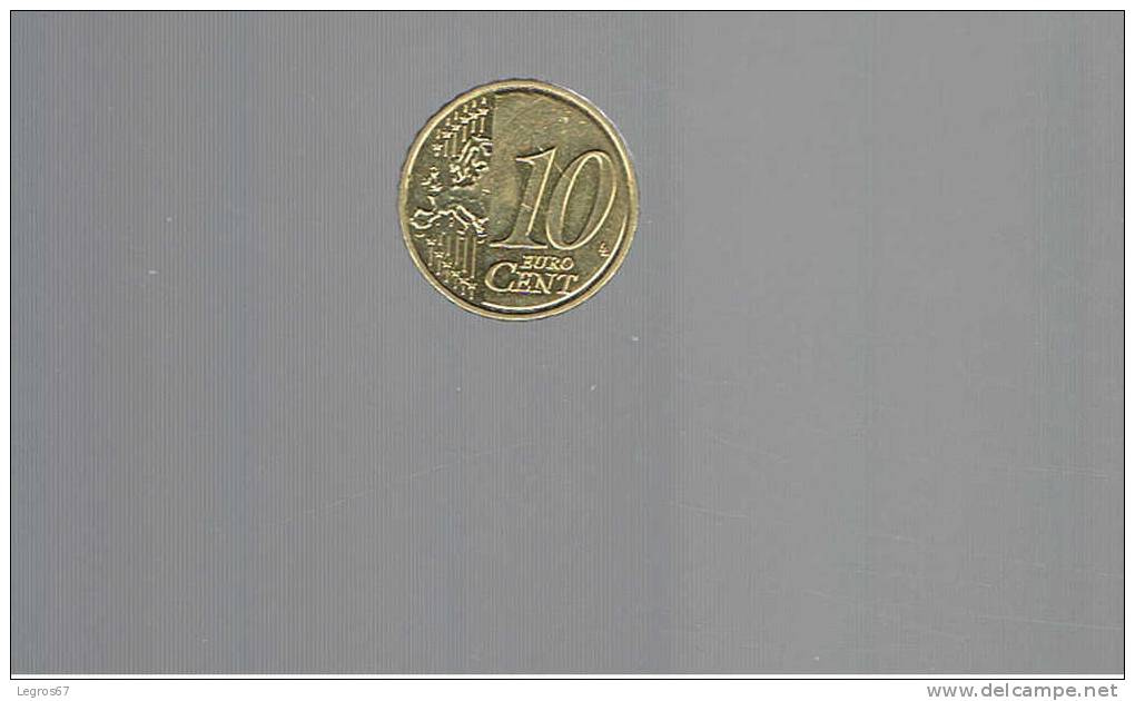 PIECE DE 10 CT EURO LUXEMBOURG 2007 - Grecia