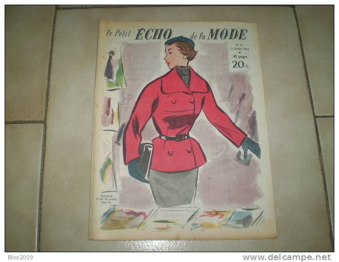 LE PETIT ECHO DE LA MODE   ANNEE 1953   NUMERO 41 - Fashion