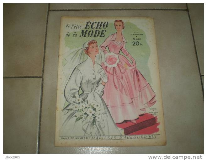 LE PETIT ECHO DE LA MODE  ANNEE 1953  NUMERO 48 - Lifestyle & Mode