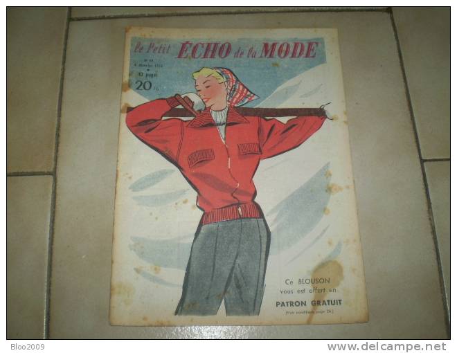 LE PETIT ECHO DE LA MODE  ANNEE 1953  NUMERO 49 - Lifestyle & Mode
