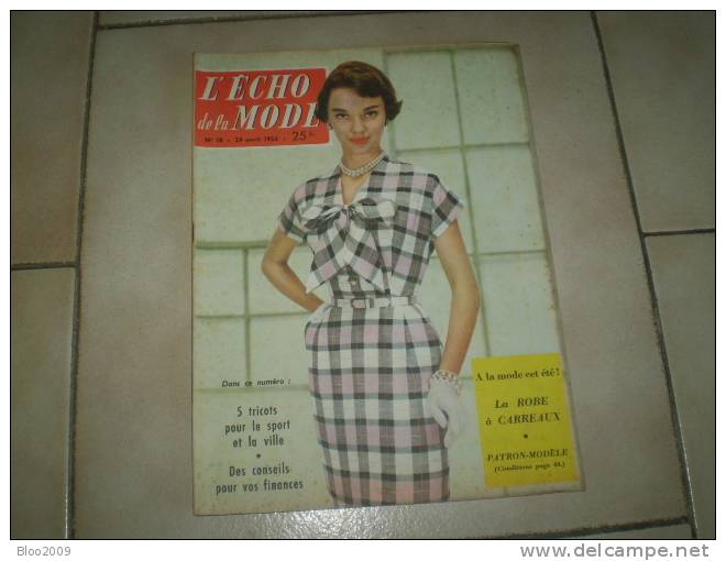 LE PETIT ECHO DE LA MODE   ANNEE 1956  NUMERO 18 - Lifestyle & Mode