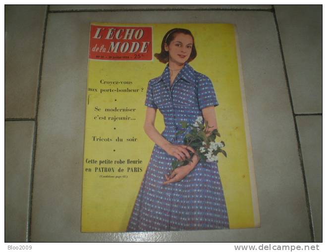 LE PETIT ECHO DE LA MODE   ANNEE 1956  NUMERO 31 - Mode