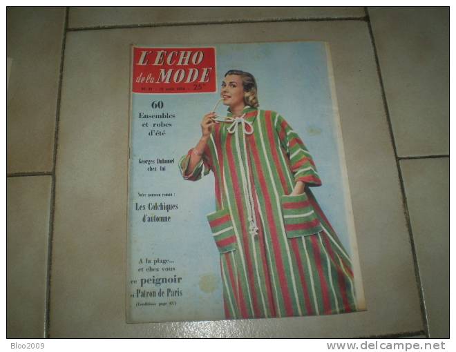 LE PETIT ECHO DE LA MODE   ANNEE 1956  NUMERO 33 - Lifestyle & Mode