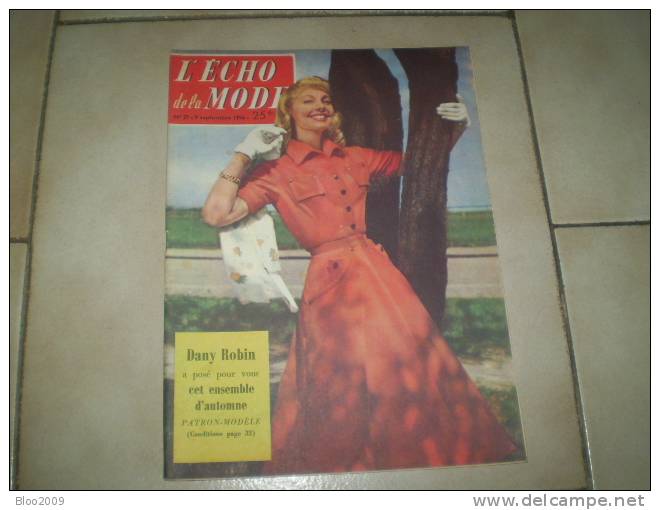 LE PETIT ECHO DE LA MODE   ANNEE 1956  NUMERO 37 - Mode