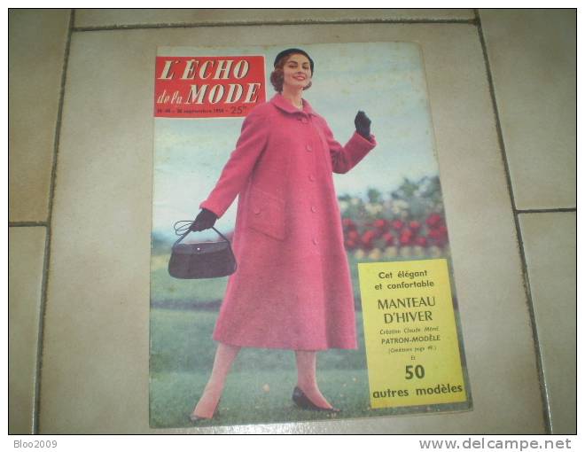 LE PETIT ECHO DE LA MODE   ANNEE 1956  NUMERO 40 - Lifestyle & Mode