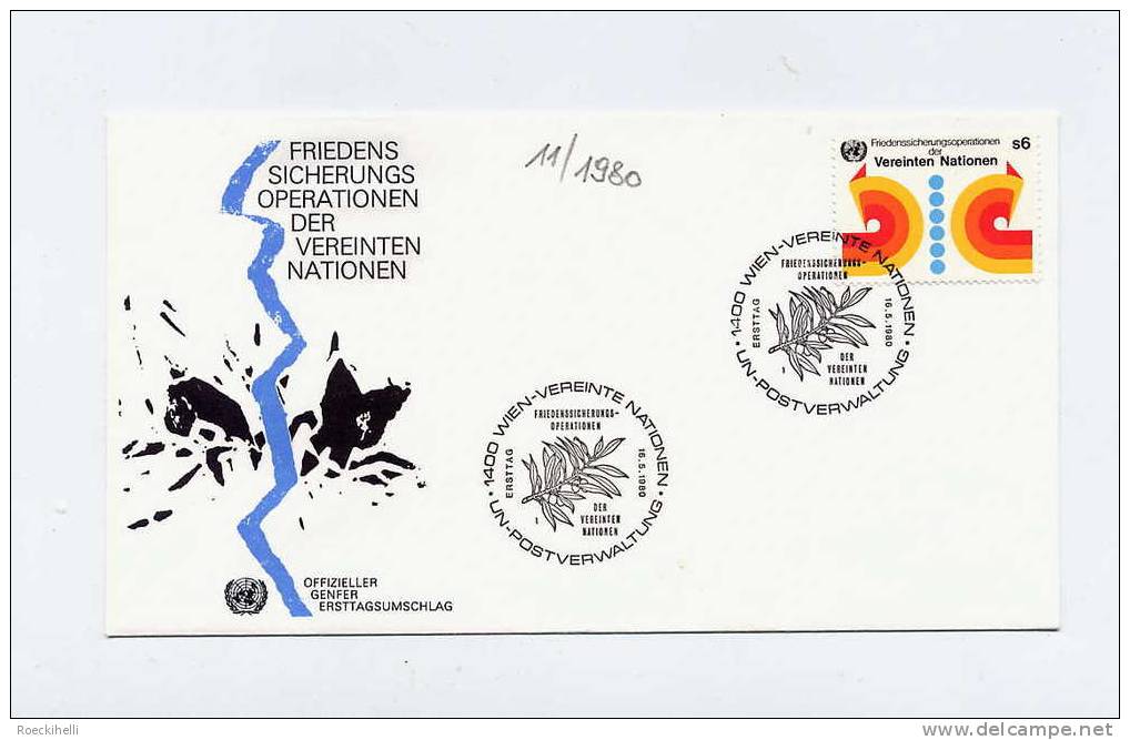 UN, Wien  -  FDC 11/1980  -  Siehe Scan  (FDC UN 11) - FDC