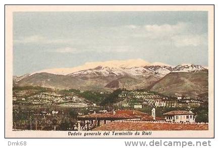 RIETI - VEDUTA GENERALE DEL  TERMINILLO DA RIETI - Rieti