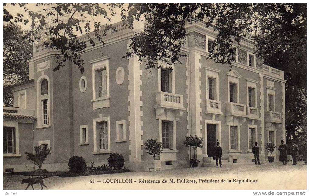 63 -  Loupillon -  Residence De M Fallieres , President De La Republique - Autres & Non Classés