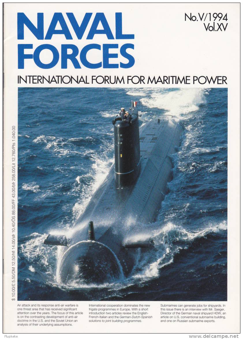 Naval Forces 05-1994 International Forum For Maritime Power - Military/ War