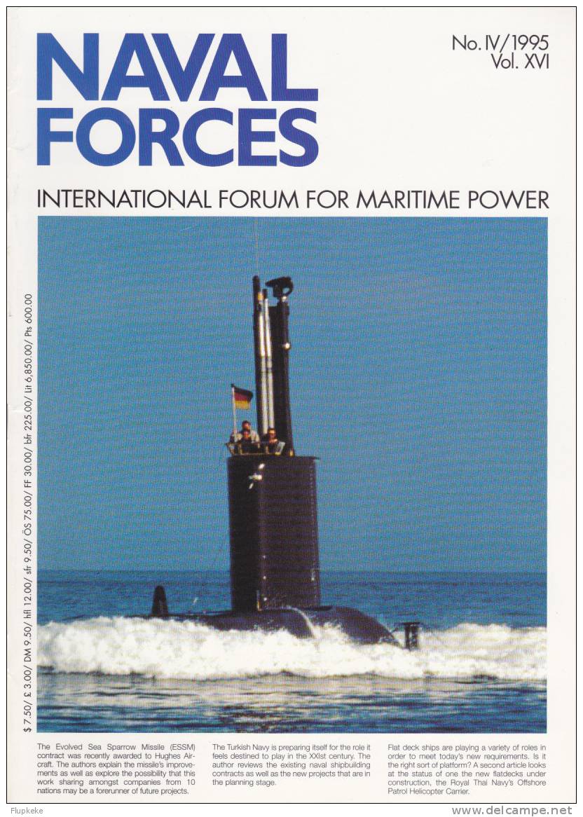 Naval Forces 04-1995 International Forum For Maritime Power - Armée/ Guerre