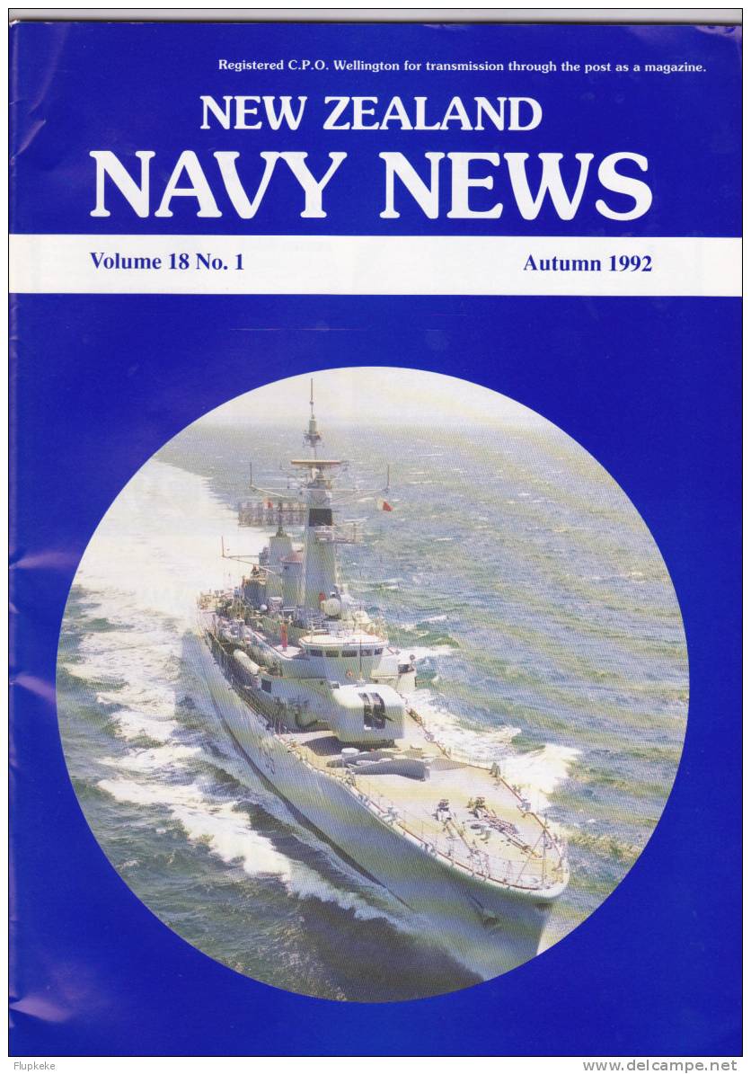 Navy News New Zealand 01 Vol 18 Autumn 1992 - Armada/Guerra