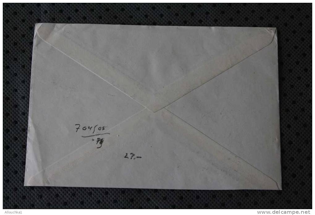 1958 LETTER Recommandé  ENVELOPPE DE GRAVENHAGE NETHERLANDS P/ BADEN DEUTSLAND MARCOPHILIA MARCOPHILIE PAYS - BAS - Cartas & Documentos