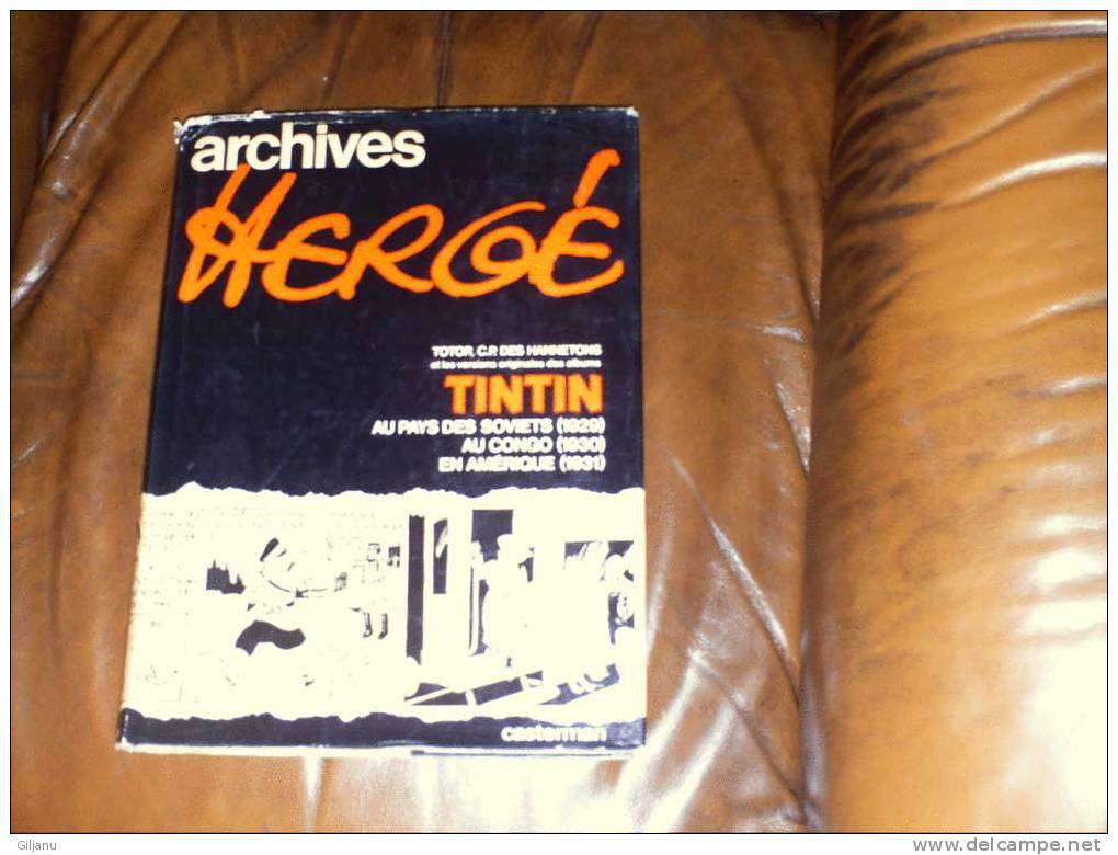 ARCHIVES HERGE   CASTERMAN  1973 - Tintin